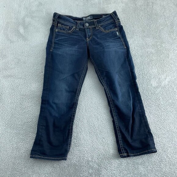 Silver Jeans Co. Denim - Silver Jeans Co. Suki Mid Capri Jeans Super Stretch W30/L22.5 Womens Denim 3732